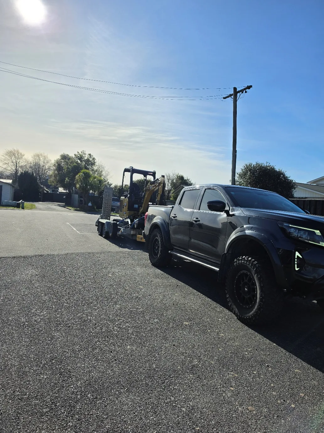 Landscaping works in progress at 25 Derbridge Street, Christchurch